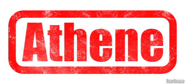 Athene Text effect