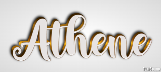 Athene Text effect
