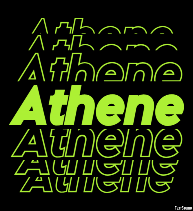 Athene Text Effect