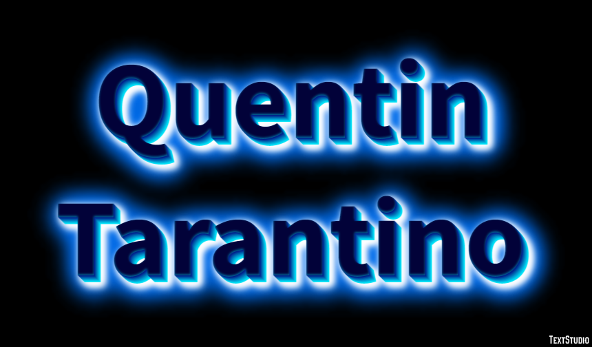Quentin Tarantino Texteffekt