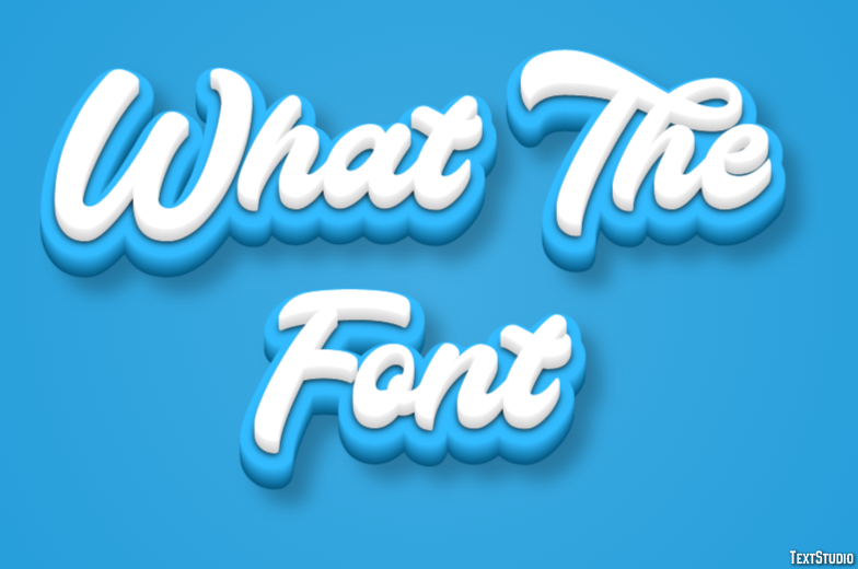 What The Font Text Effect