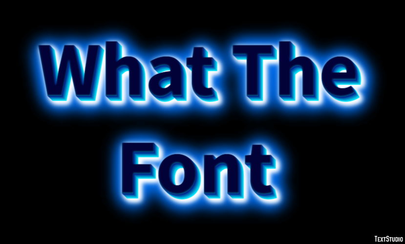 What The Font Text Effect