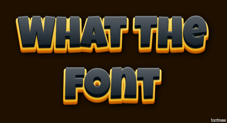 What The Font Text Effect