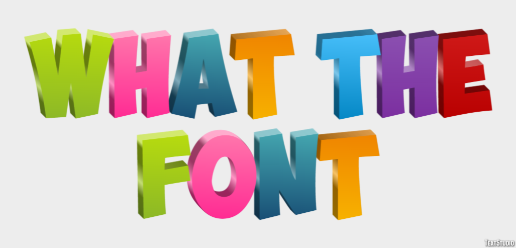 What The Font Text Effect