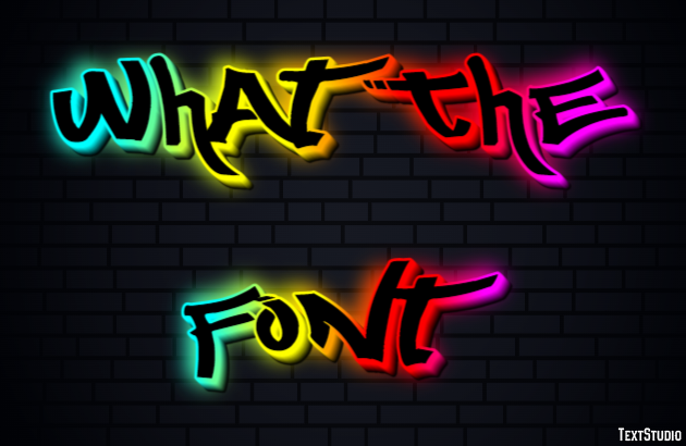 What The Font Text Effect