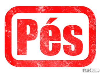 Pés Efekt tekstowy