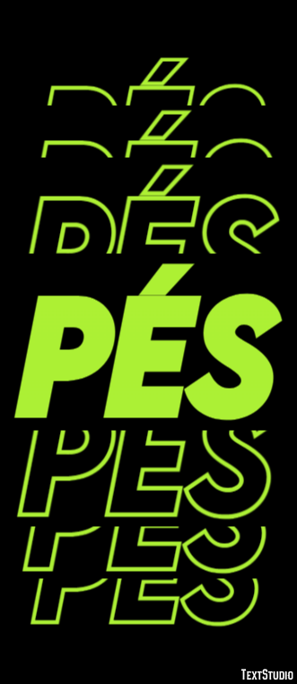 Pés Efekt tekstowy