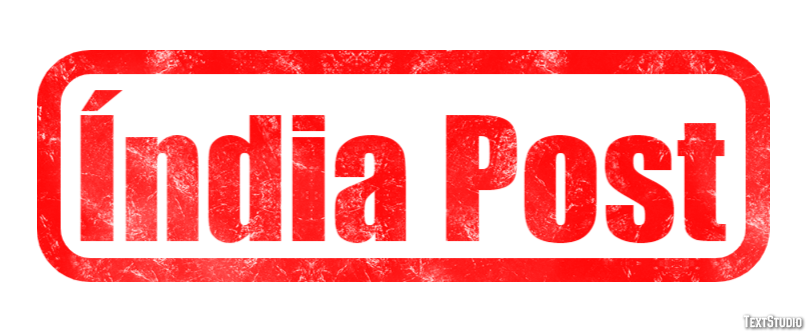 Índia Post Texteffekt