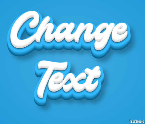 Change Text Effetto testo