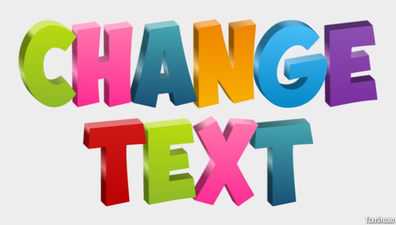 Change Text Effetto testo
