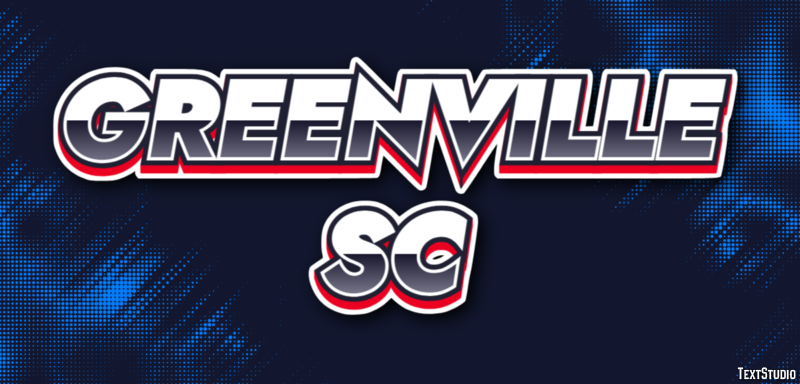 Greenville SC Effetto testo