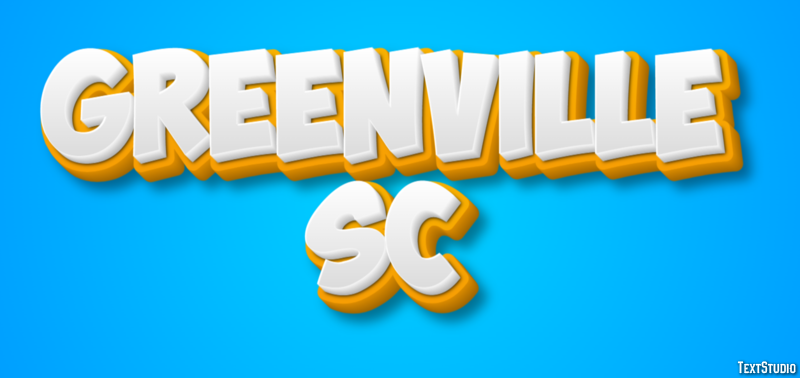 Greenville SC Efekt tekstowy