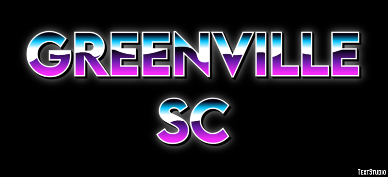 Greenville SC Effetto testo