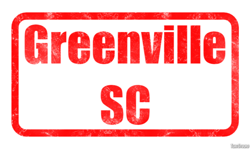 Greenville SC Effetto testo