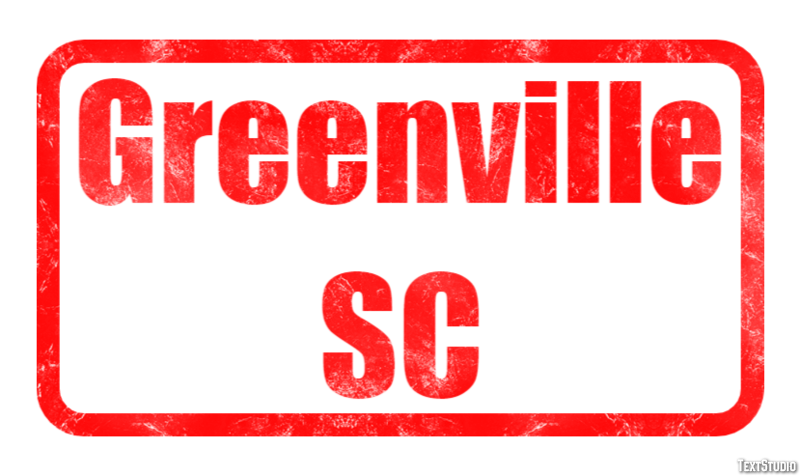 Greenville SC Effetto testo