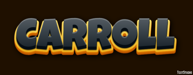 Carroll Text Effect