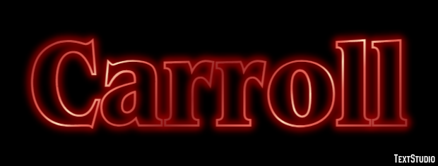 Carroll Text Effect