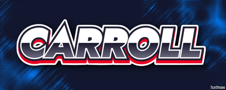 Carroll Text Effect