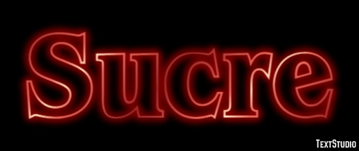 Sucre Efekt tekstowy