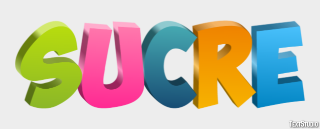 Sucre Efekt tekstowy