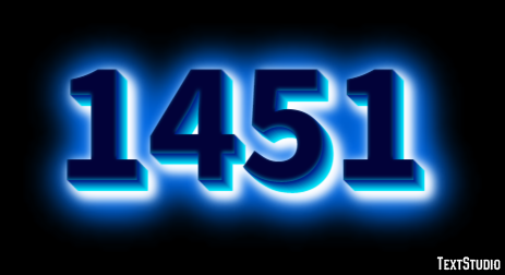 1451 Effetto testo