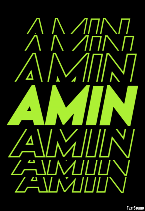 Amin Texteffekt