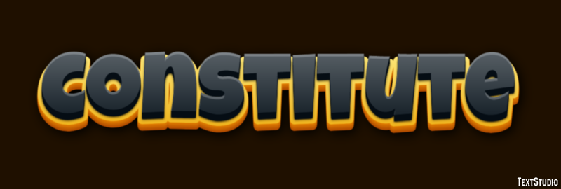 Constitute Metin Efekti
