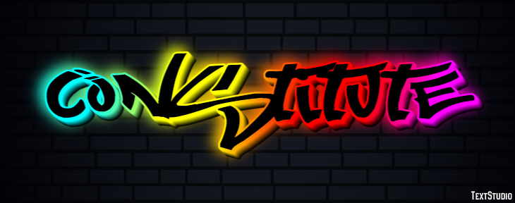 Constitute Text Effect
