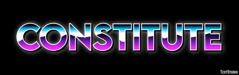 Constitute Text Effect