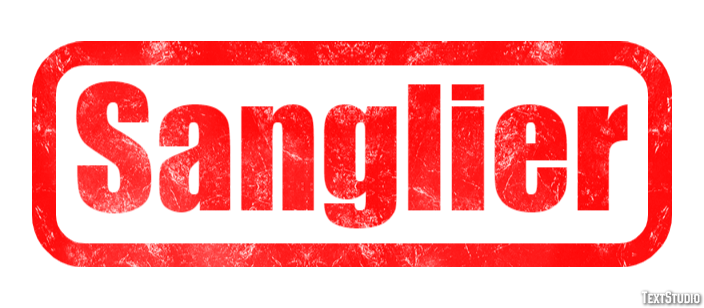 Sanglier Effetto testo