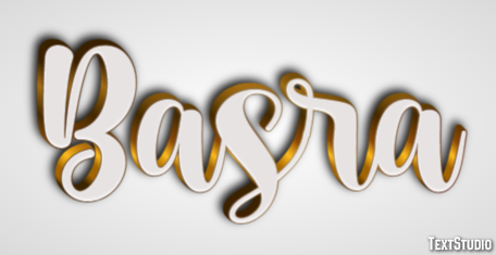 Basra Efeito de texto