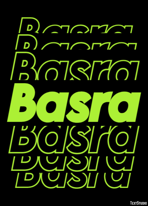 Basra Text Effect