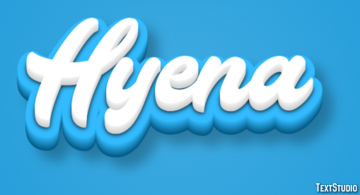 Hyena Tekst Effect