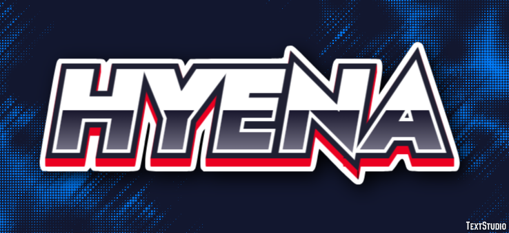 Hyena Tekst Effect