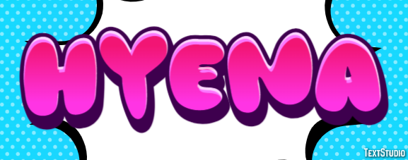 Hyena Tekst Effect