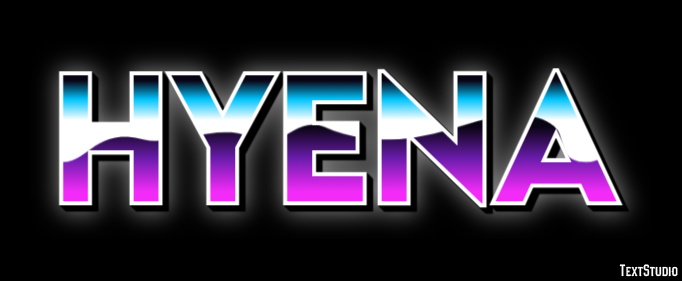 Hyena Tekst Effect