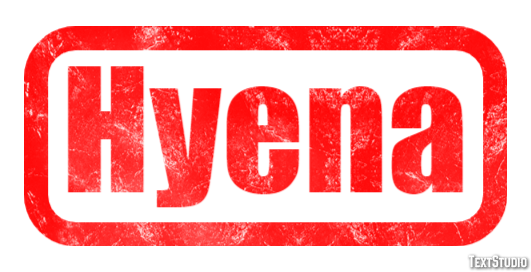 Hyena Tekst Effect