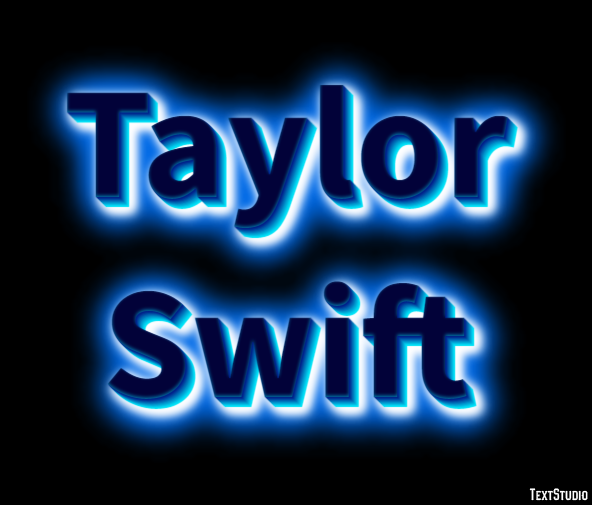Taylor Swift Texteffekt