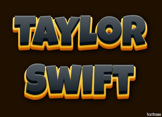 Taylor Swift Text Effect