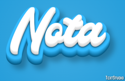 Nota Efeito do texto