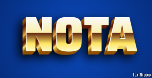 Nota Efeito do texto