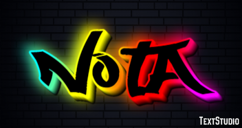 Nota Efeito de texto
