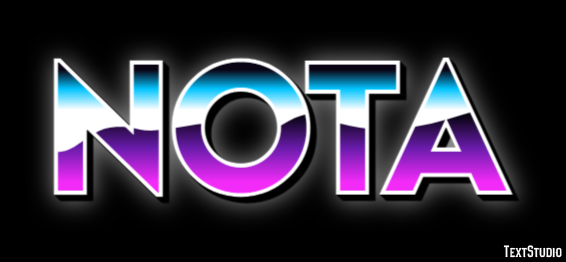 Nota Efeito do texto