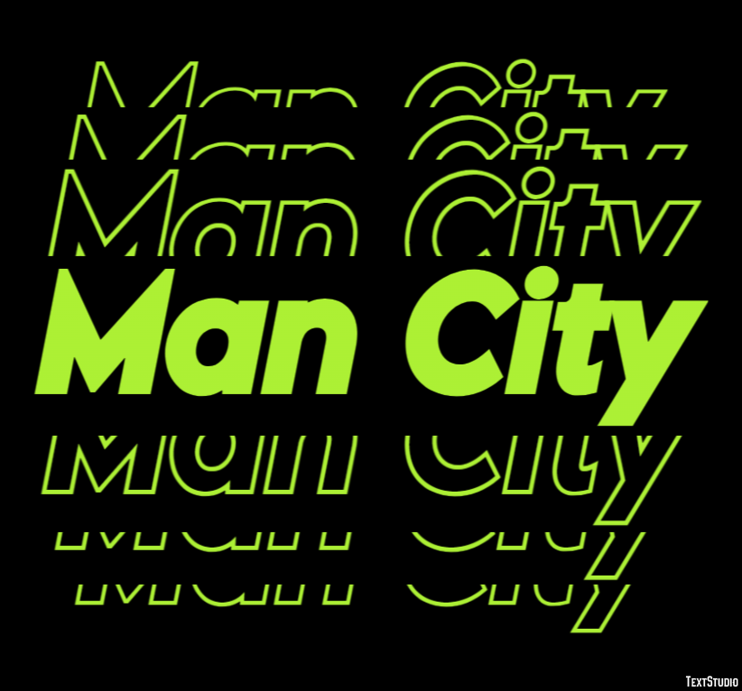 Man City Efekt tekstowy