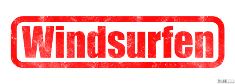 Windsurfen Efekt tekstowy