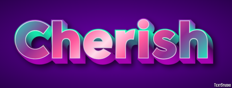 Cherish Text Effect
