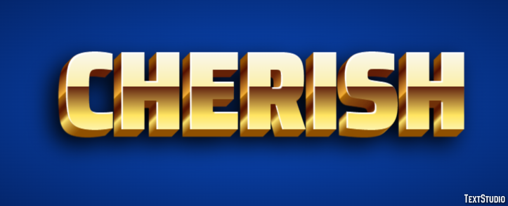Cherish Text Effect
