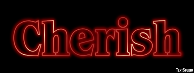 Cherish Text Effect