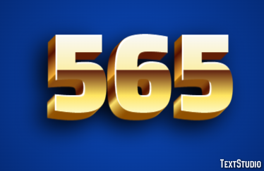 565 Efecto de Texto