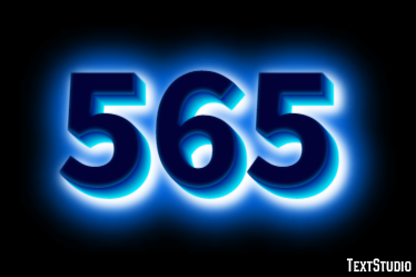 565 Efecto de Texto